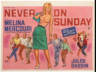 *never on sunday (1960) 720p melina mercouri, jules dassin, giorgos foundas, titos vandis