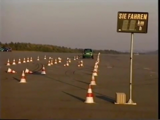 Mercedes benz a class tuv elk test video (1997)