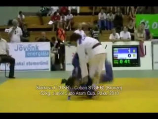 Judo 2010 paks 52kg starkova o (ukr) coban s (ger) (bronze)