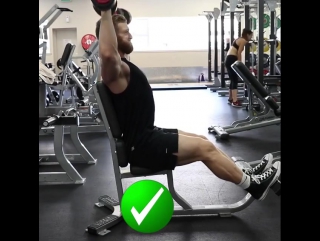 Жим гантелей сидя