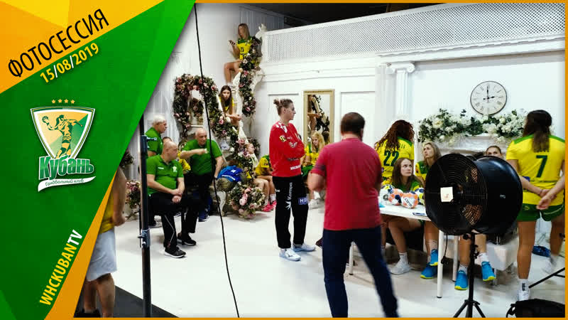 Бэкстейдж с командной фотосессии "кубани"