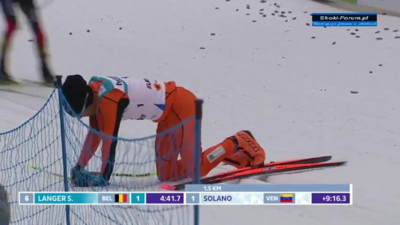 Adrian solano worst cross country skier ever