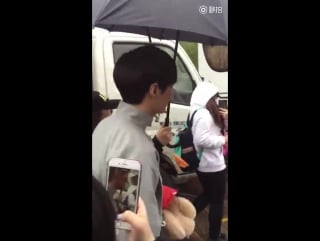 [fancam] 160222 exo yixing @ "old nine gates" recording