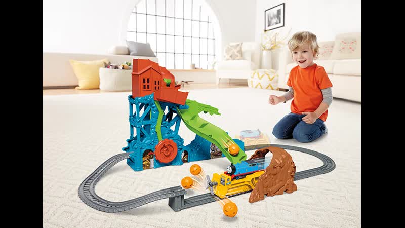 Thomas &amp; friends моторизованные паровозики «обвал в пещере»