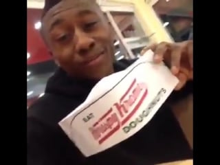 Back at it again at krispy kreme