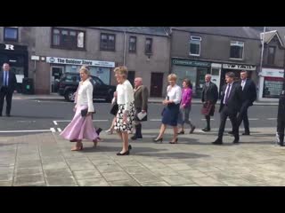 Sophie wessex joins prince edward on their first visit to their new scottish earldom