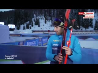 On saime beaucoup avec quentin, il ny a aucun problème martin fourcade lequipebiathlon