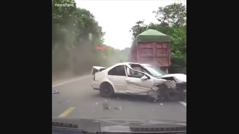 Подборка жёстких аварии