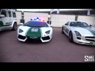 Dubai police supercars brabus b63s, aventador, sls, roush, bentley, r8