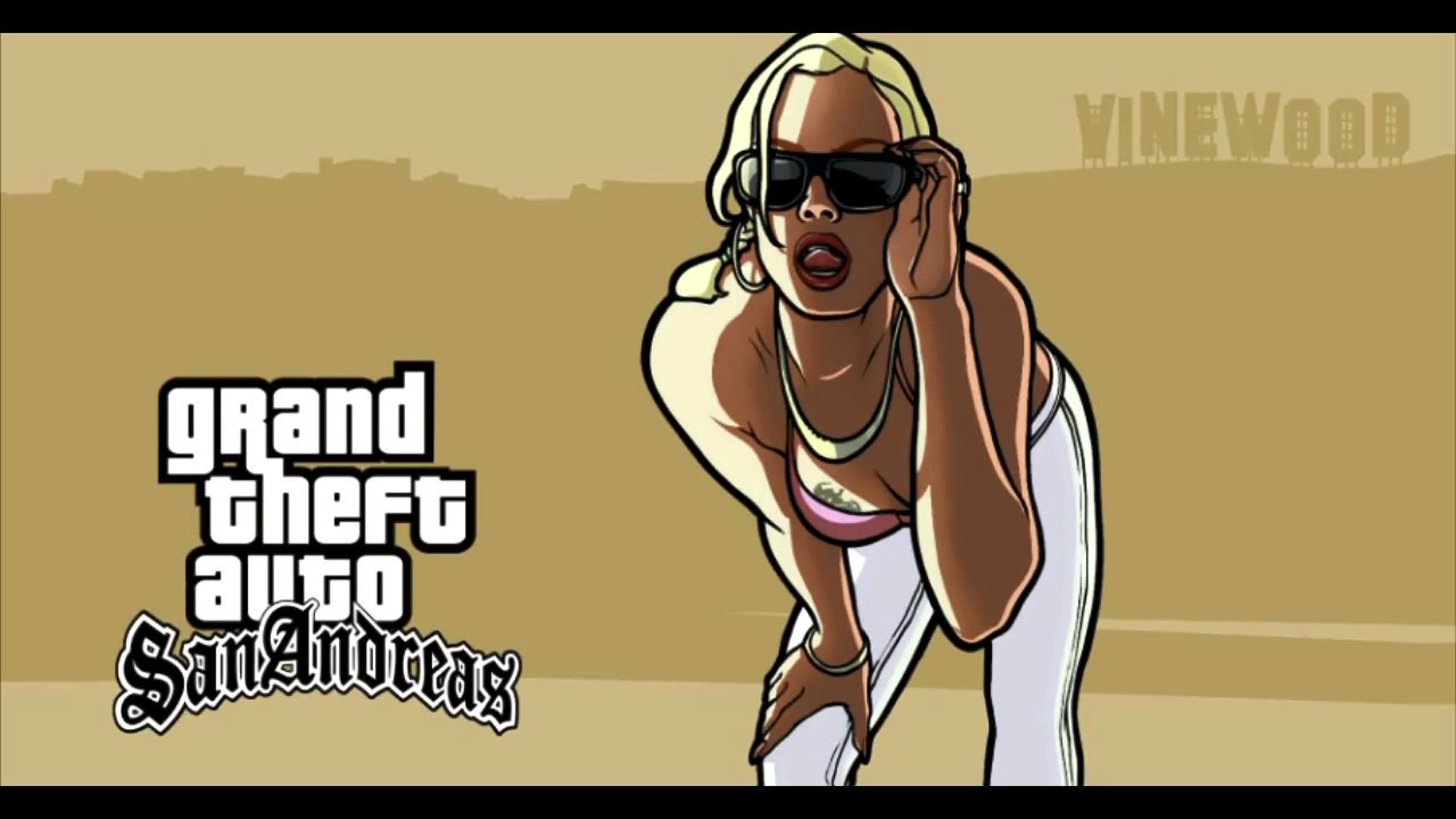 3d модель девушки с обложки гта сан андреас 3d model of the girl from the  cover of gta san andreas - ExPornToons