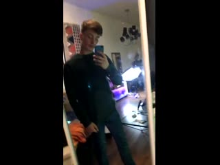 Alex faux cut his hair