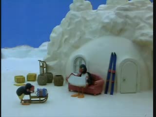 017 pingu has music lessons from his grandfather