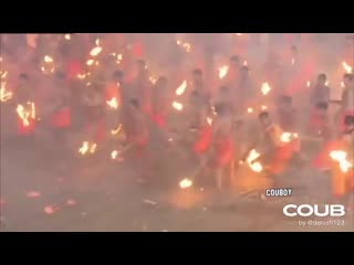 Massive fire battle agni kai