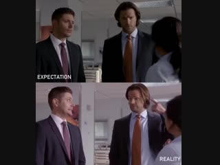 #j2 #thewinchesters #expectation vs #reality #season11 #spn