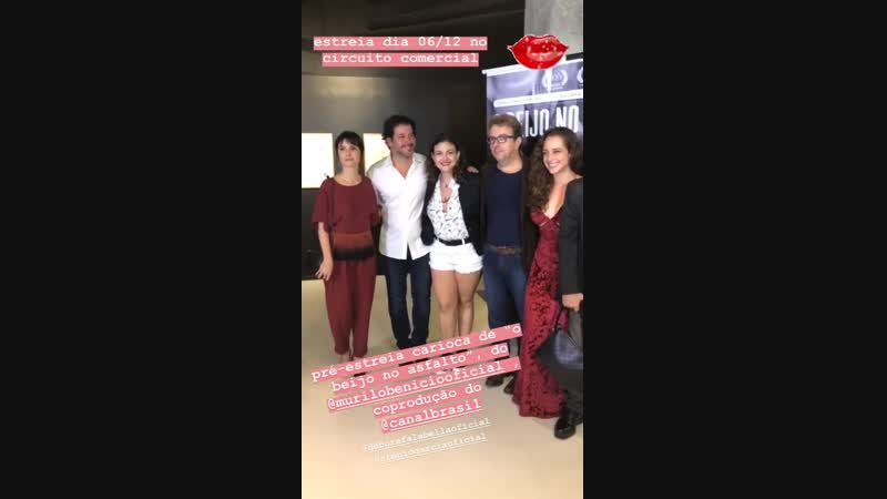 Pre estreia o beijo no asfalto, rj,