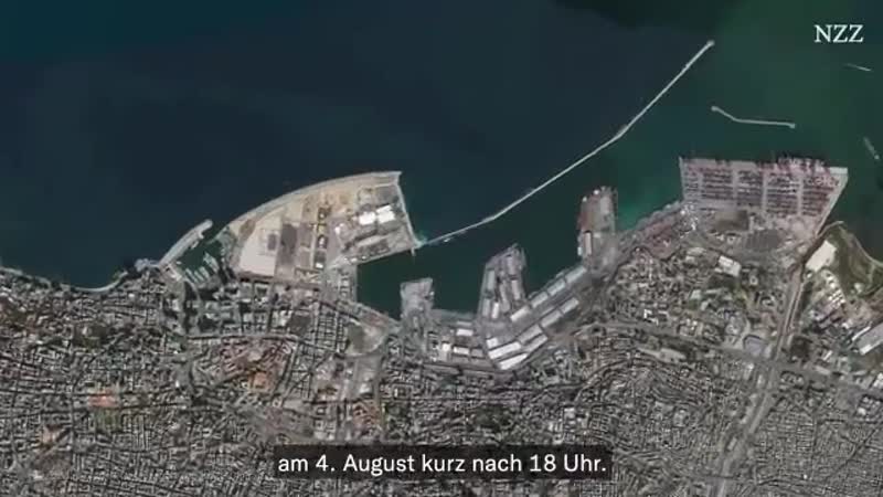 Hunderte von videos von augenzeugen wurden nach der explosion in beirut in soziale netzwerke hochgeladen