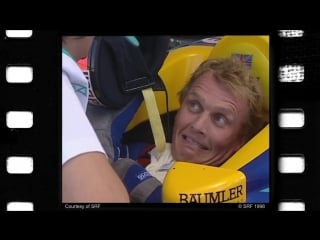 Hilarious! f1 slapstick with johnny herbert (from 1998) sauber f1 team