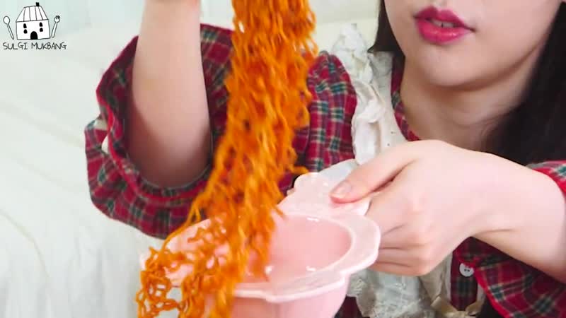 [설기양sulgi] asmr mukbang| 직접 만든 불닭볶음면 양념치킨 후라이드 먹방 &amp; 레시피 fried chicken and fire noodles eating