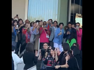 220922 sana @ milan fashion week prada ss23 womenswear collection