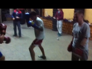 Спаринг с двумя противниками