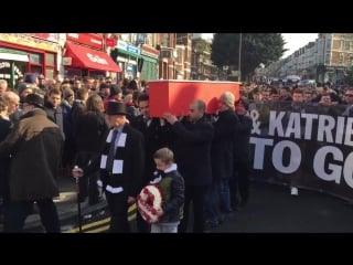 Charlton athletic funeral procession 13 03 16