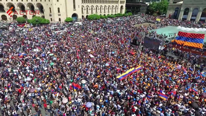 Հանրապետության հրապարակը՝ մայիսի 1 ին