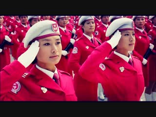 Военный парад в китае женщины класс! /military parade chinese female soldiers /abba – the day before you came (remix)