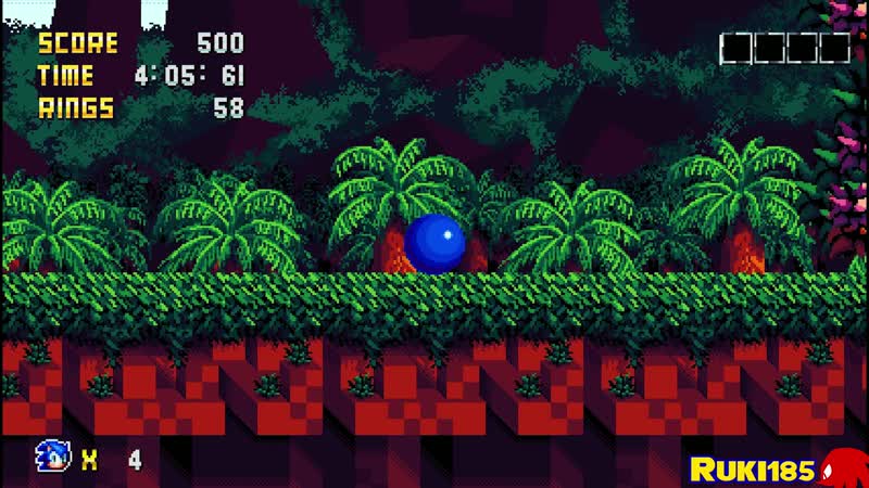 Sonic & knuckles newtrogic panic (fangame) early sage 2020 demo playthrough