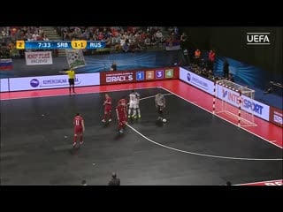 Futsal euro highlights watch russia beat hosts serbia in extra time