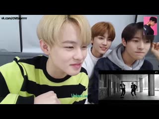Реакция nct dream на клип baby don't stop