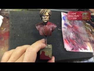 Tyrion lannister red leather with 3 sources of light pt/7