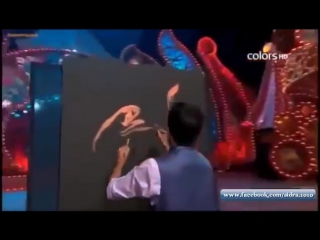 Srks biggest fan paints srks amazing painting