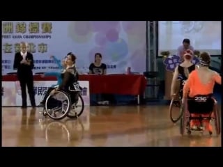 Womens single conv class 1 2 (semis) 2016 ipc wheelchair dance sport asian ch