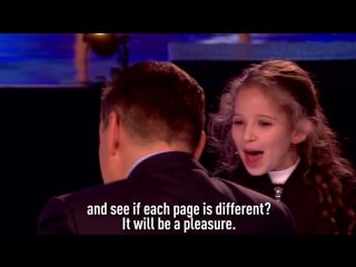 8 year old, issy simpson, brought a touch of magic to the #bgt stage! watch as she wows the judges with this dazzling audition