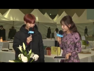 [video] bts j hope interview in backstage ( waiting room ) @ 32nd golden disk awards 180111