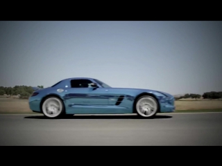 Mercedes benz sls amg electric drive на треке