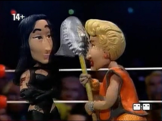 Celebrity deathmatch s02e17 in the memory of stacy cornbred (rus)