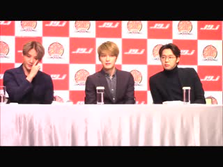 141117 jyj japan dome tour 2014~一期一會~ press conference full [jp cn]