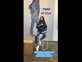 Serenay sarikaya mavi all blue 2