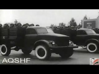 Albanian military parade 1954