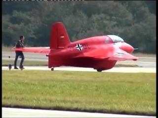 Worlds only flying messerschmitt me 163 komet (kraftei) the first rocket powered fighter aircraft!