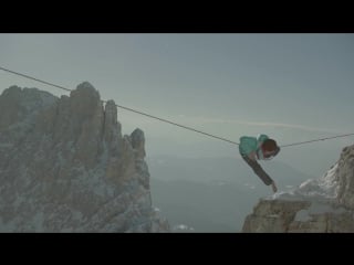 Hayley ashburn highlining in the dolomites slacklining porn sport