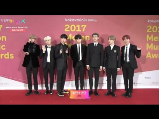 171202 bts mma 2017 red carpet