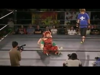 3 {ozabun} (24 hour wrestling) kaori yoneyama vs hiroe nagahama (7/25/15)