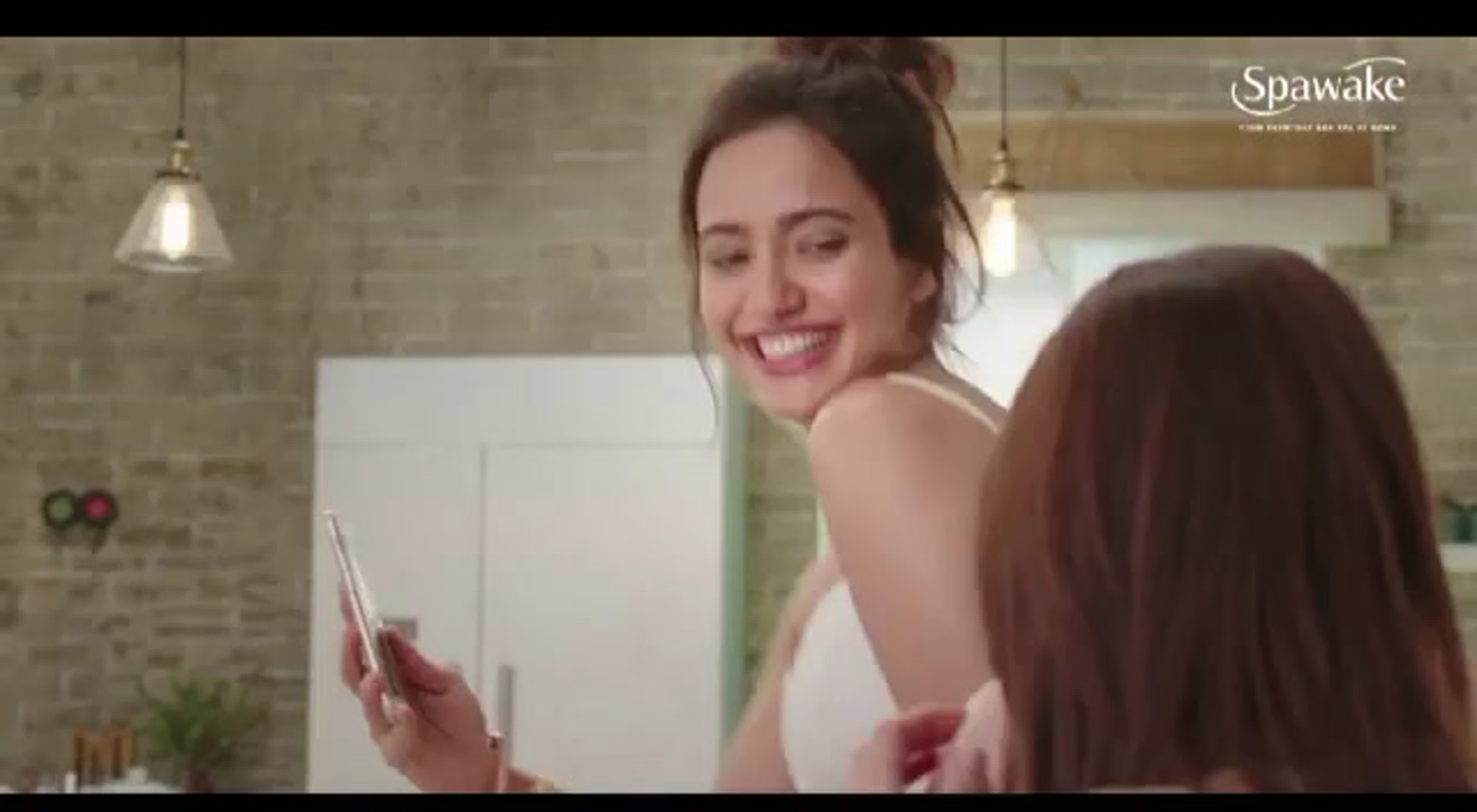 Neha's inviting posture