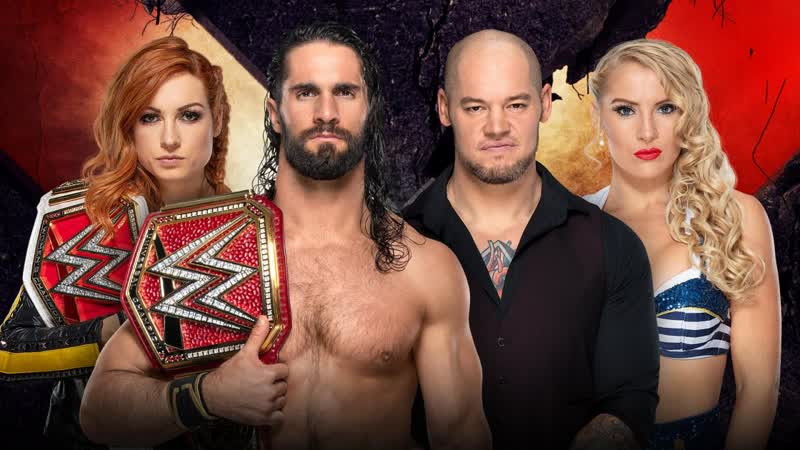 Seth rollins and becky lynch vs baron corbin and lacey evans