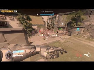 Mccree + sombra + zarya = 6kills | teamplay | overwatch