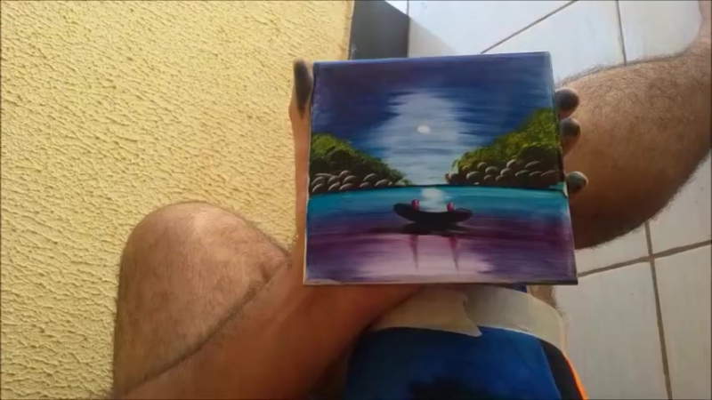 Шедевр, нарисованный пальцами