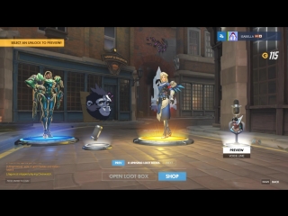 Combat medic mercy lootbox & cool rein potm