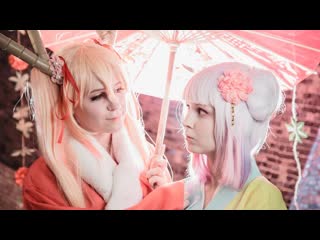 Tohru and kanna (miss kobayashi's dragon maid) cosplay at oni no yoru